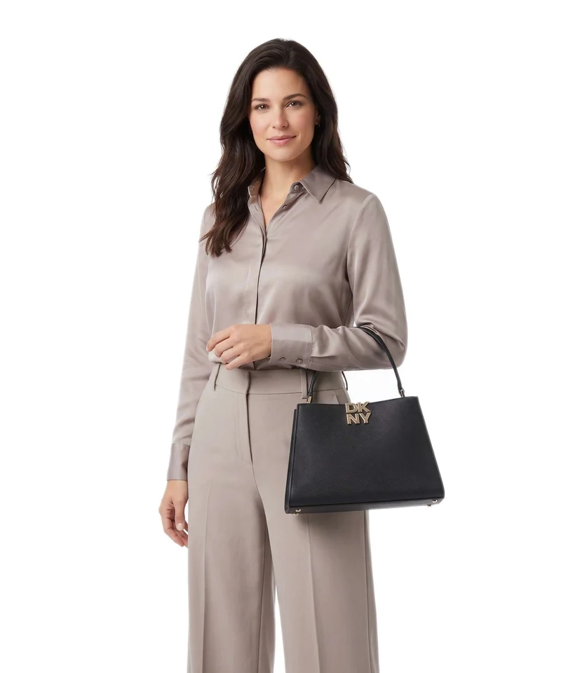DKNY Foster Medium Handtasche black/gold