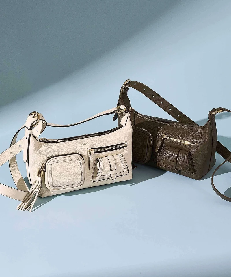 Lancel Premier Flirt S Umhängetasche dark khaki