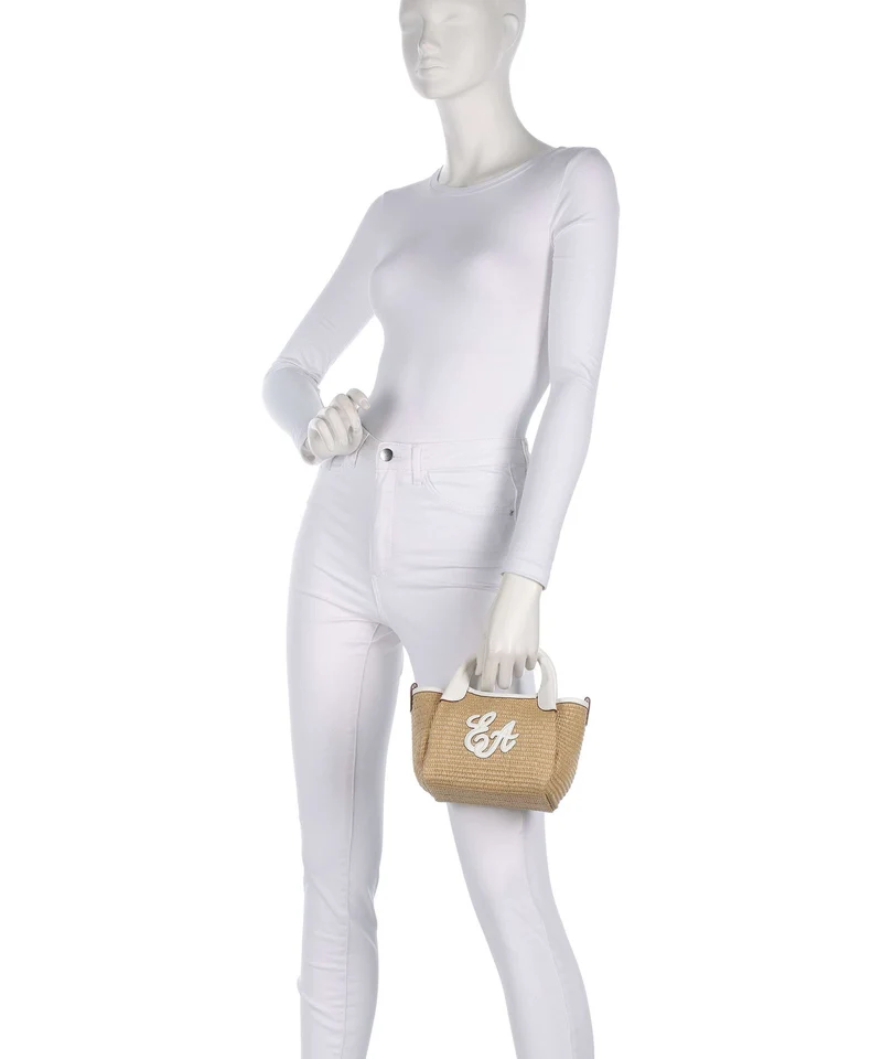 Emporio Armani Durini 24 S Umhängetasche naturale/bianco