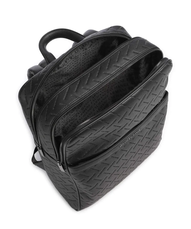 Armani Exchange Ginevra Embossed Rucksack black