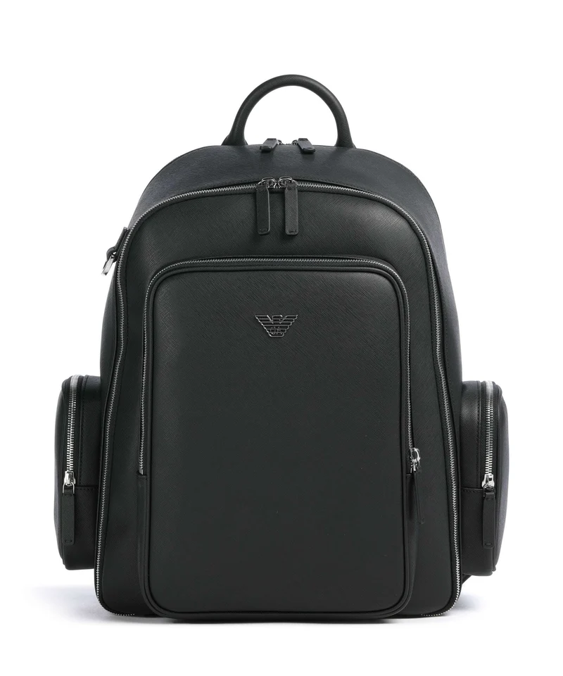 Emporio Armani Business Regenerated Rucksack black beauty