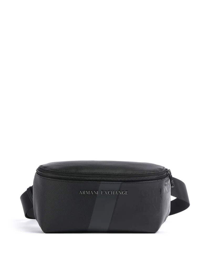 Armani Exchange Dylan Gürteltasche black/gunmetal/shiny black