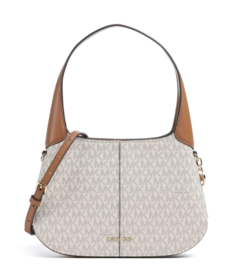 Michael Kors Alice Small Schultertasche vanilla/acorn