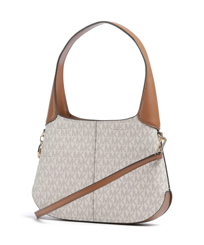 Michael Kors Alice Small Schultertasche vanilla/acorn