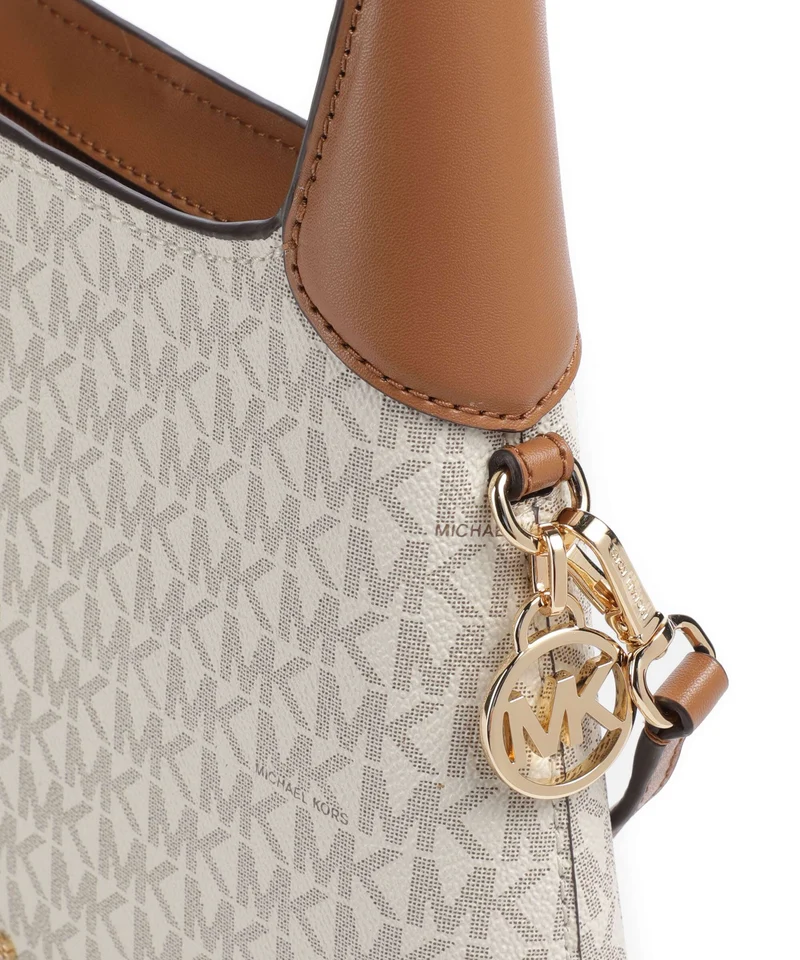 Michael Kors Alice Small Schultertasche vanilla/acorn
