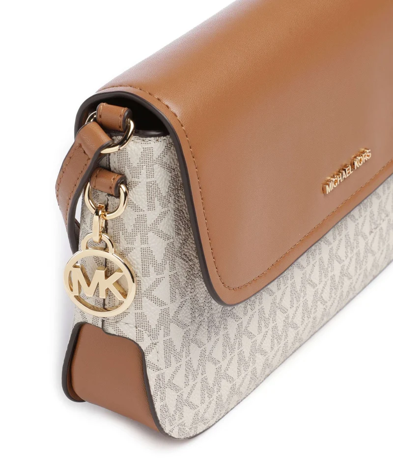 Michael Kors Alice Small Umhängetasche vanilla/acorn