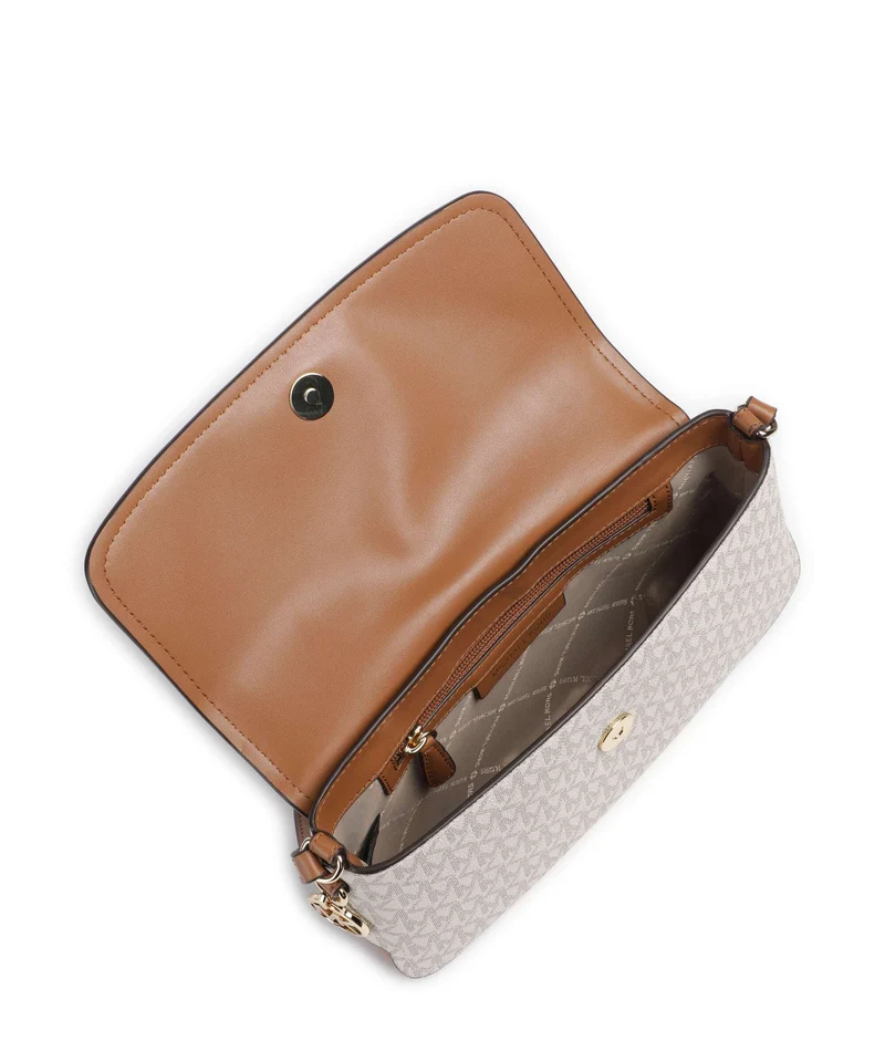 Michael Kors Alice Small Umhängetasche vanilla/acorn