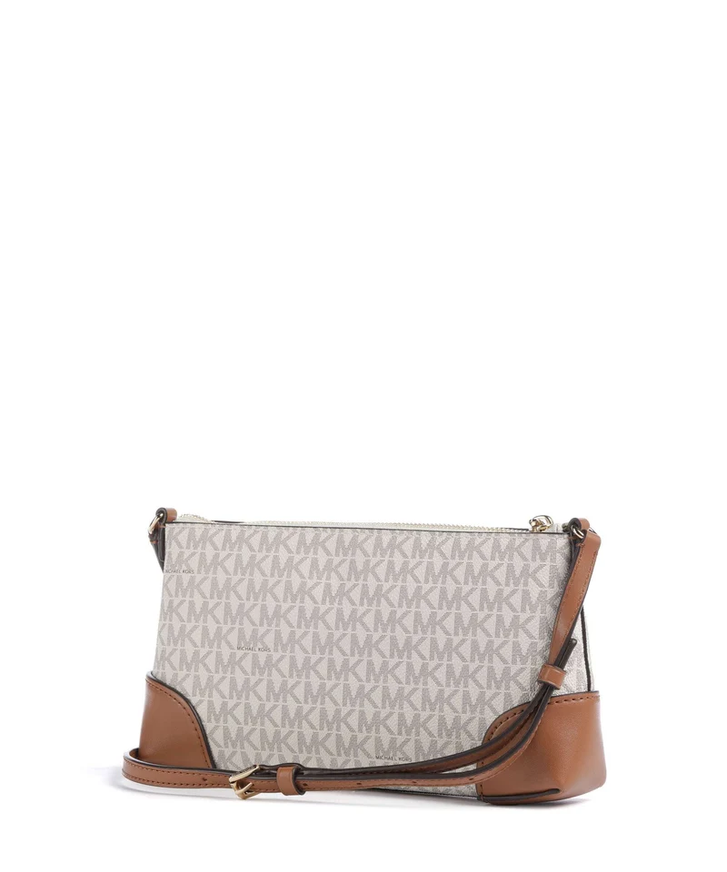 Michael Kors Murphy Small Umhängetasche vanilla/acorn
