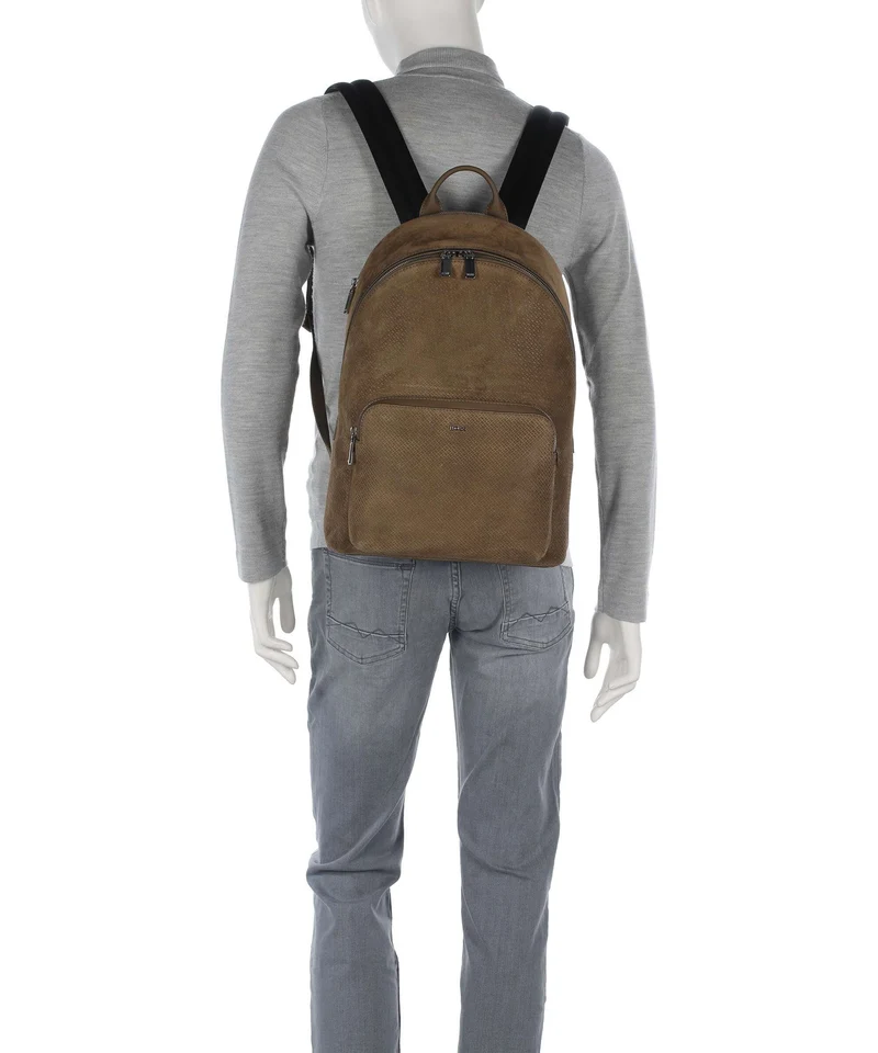 BOSS Crosstown Rucksack dark beige