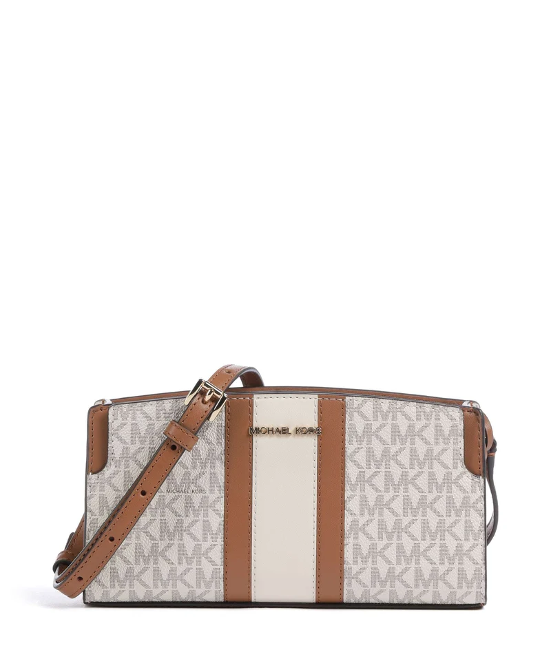 Michael Kors Becca Small Umhängetasche vanilla/acorn