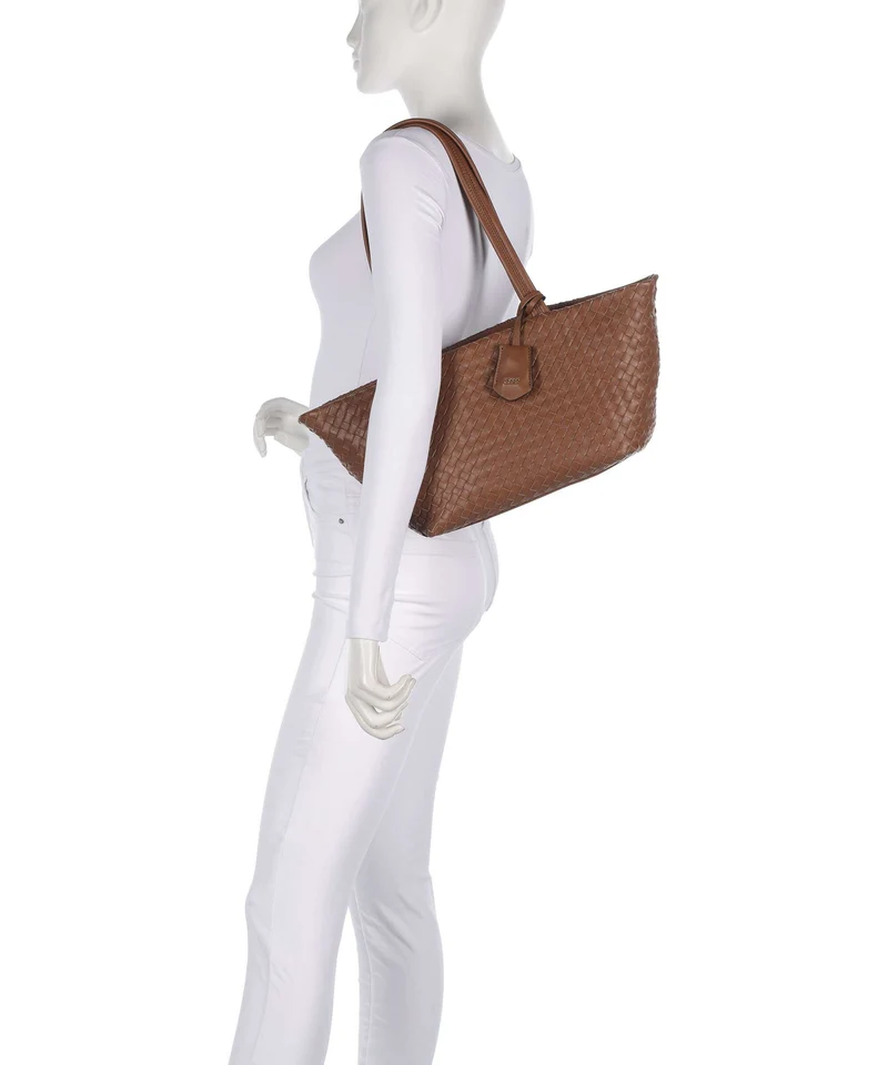 Abro Piuma Alba Schultertasche caramel/cognac