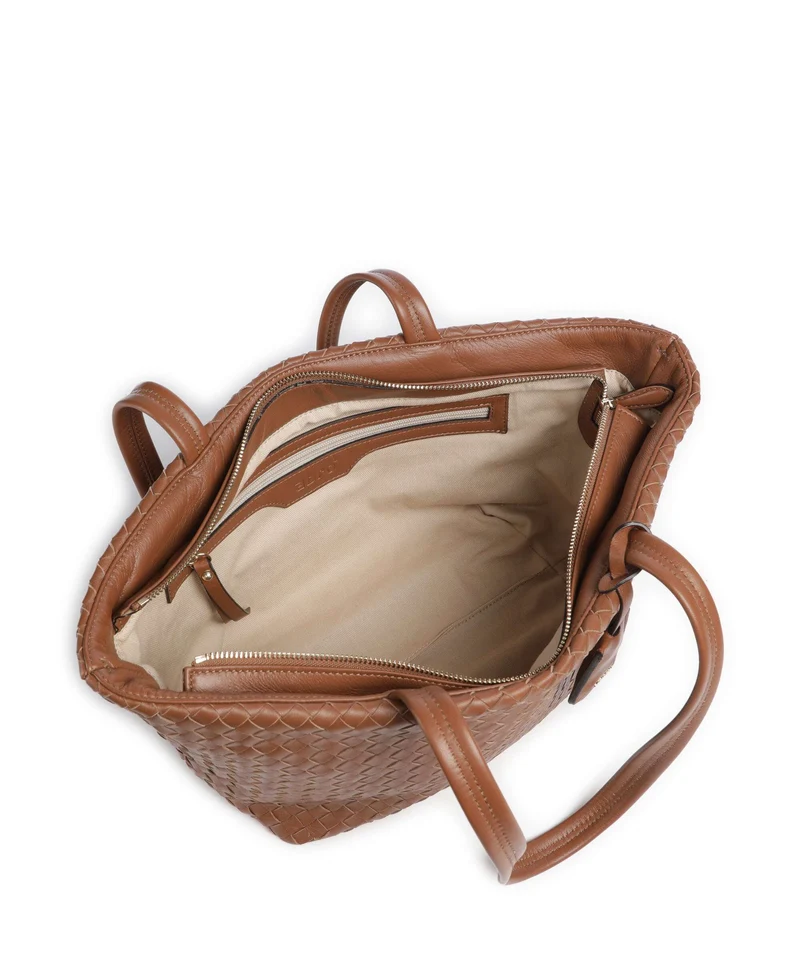 Abro Piuma Alba Schultertasche caramel/cognac