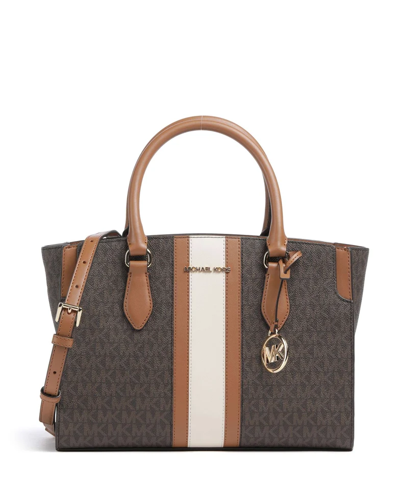 Michael Kors Becca Medium Handtasche brown/acorn