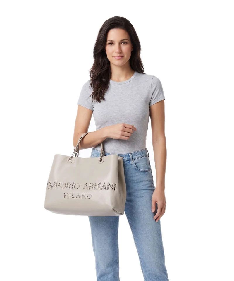 Emporio Armani My EA M Handtasche cappuccino/nero