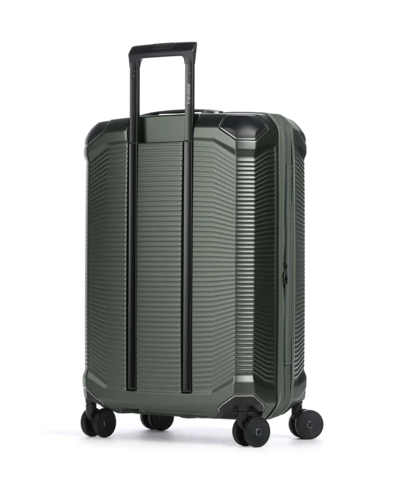 Travelite Millenium 4-Rollen Trolley pine green