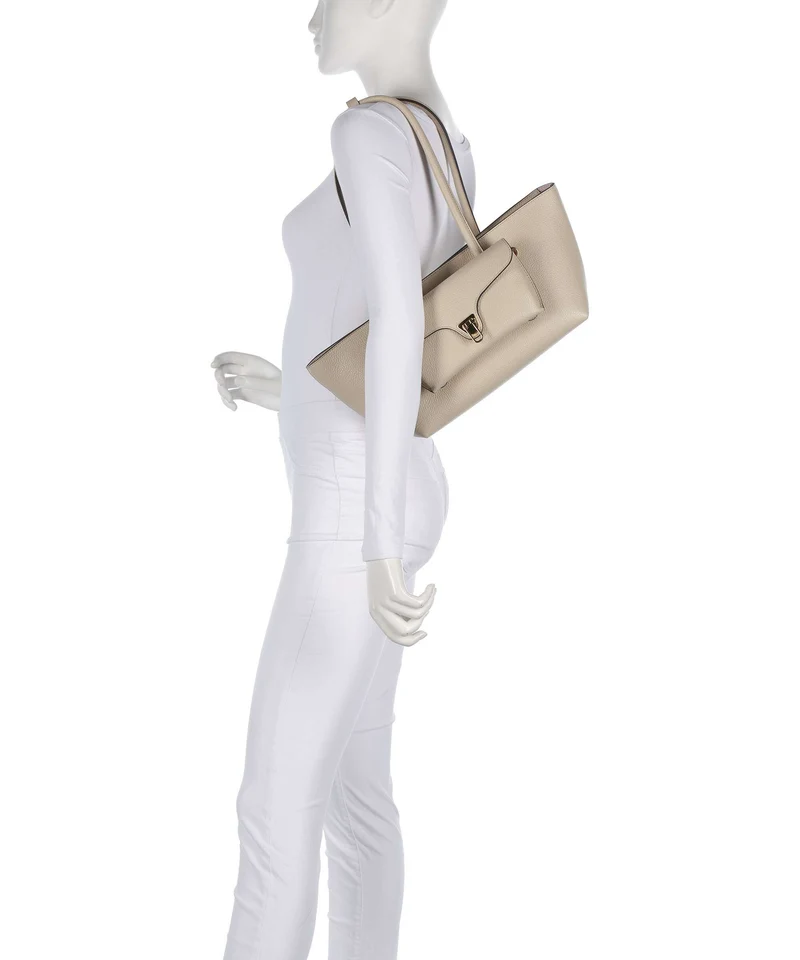 Coccinelle Beat Double Schultertasche sandshell