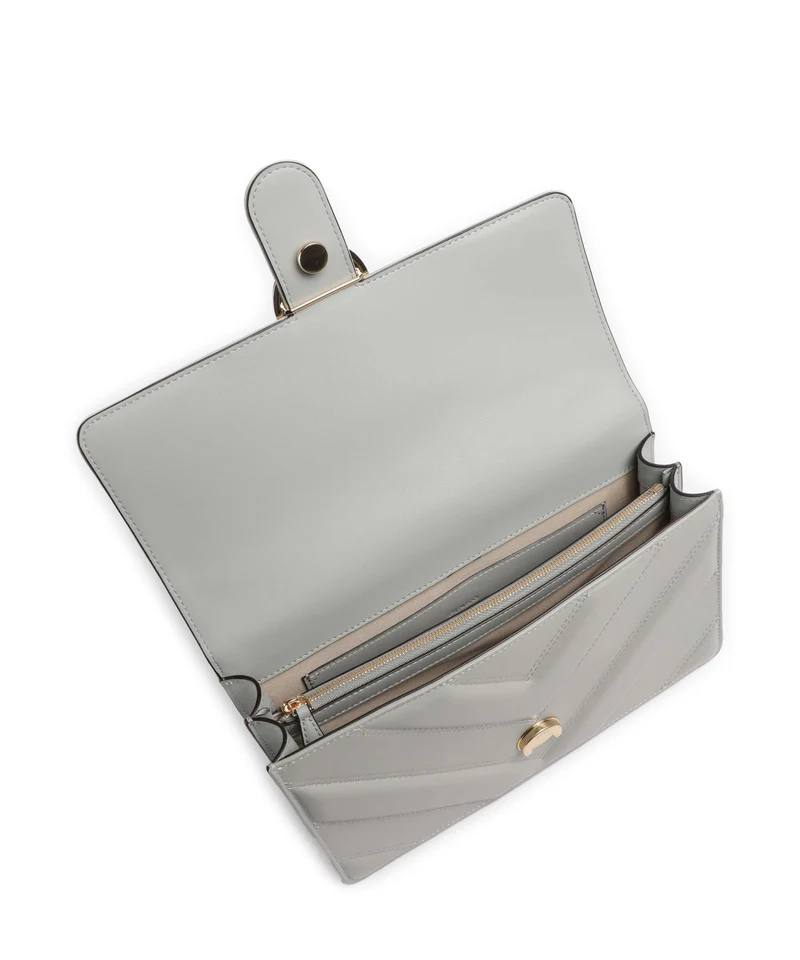 Pinko Love One Classic Schultertasche grigio perla/gold mordore