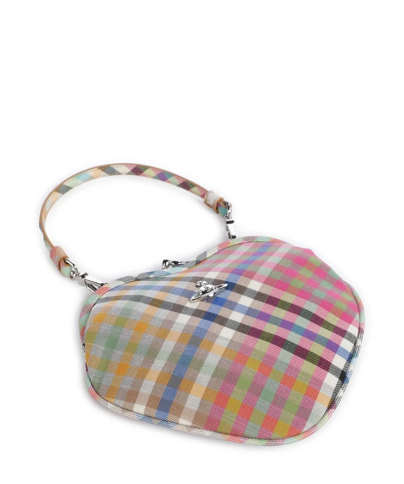 Vivienne Westwood Belle Heart Frame Heather Check Umhängetasche multicolour