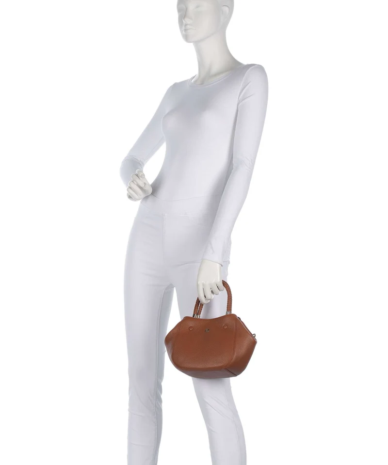 Aigner Carré Soft S Handtasche cognac brown