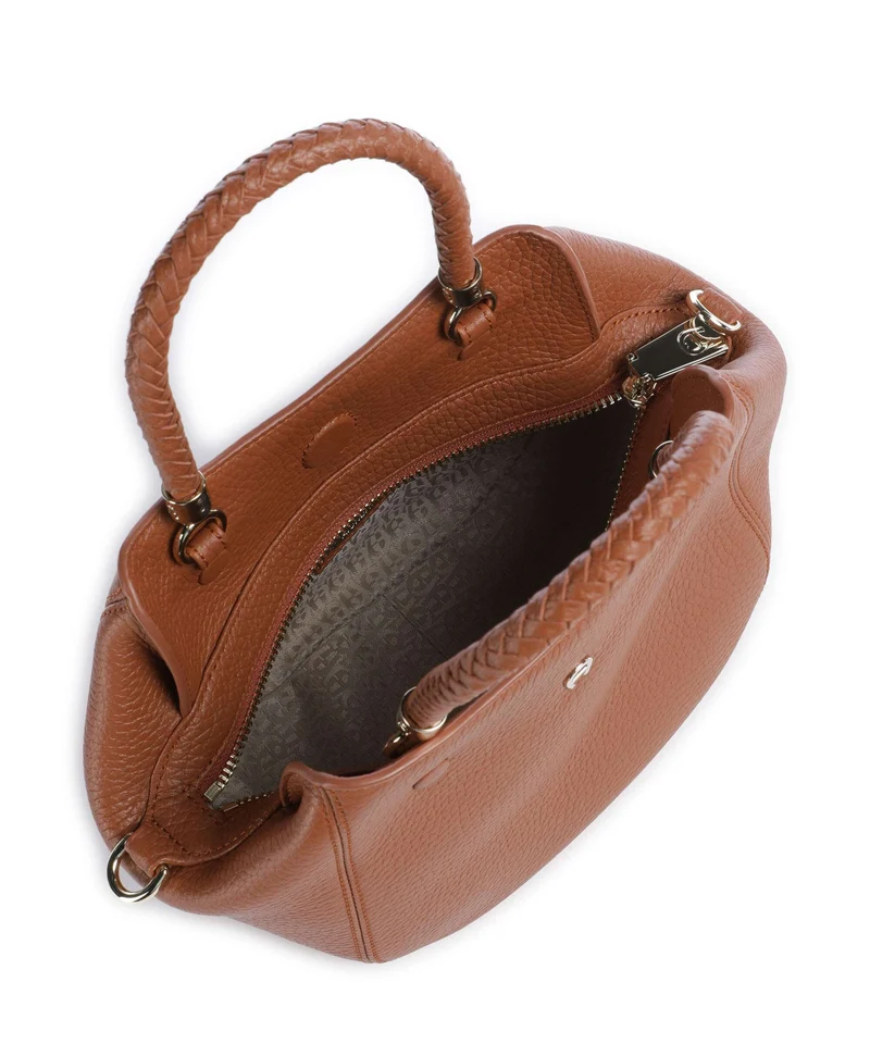 Aigner Carré Soft S Handtasche cognac brown