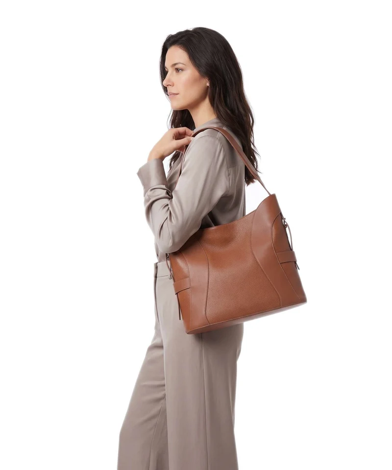 Aigner Deborah L Beuteltasche cognac brown