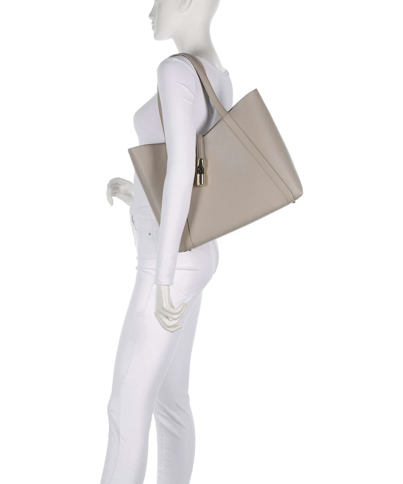 Furla Goccia L Shopper linen