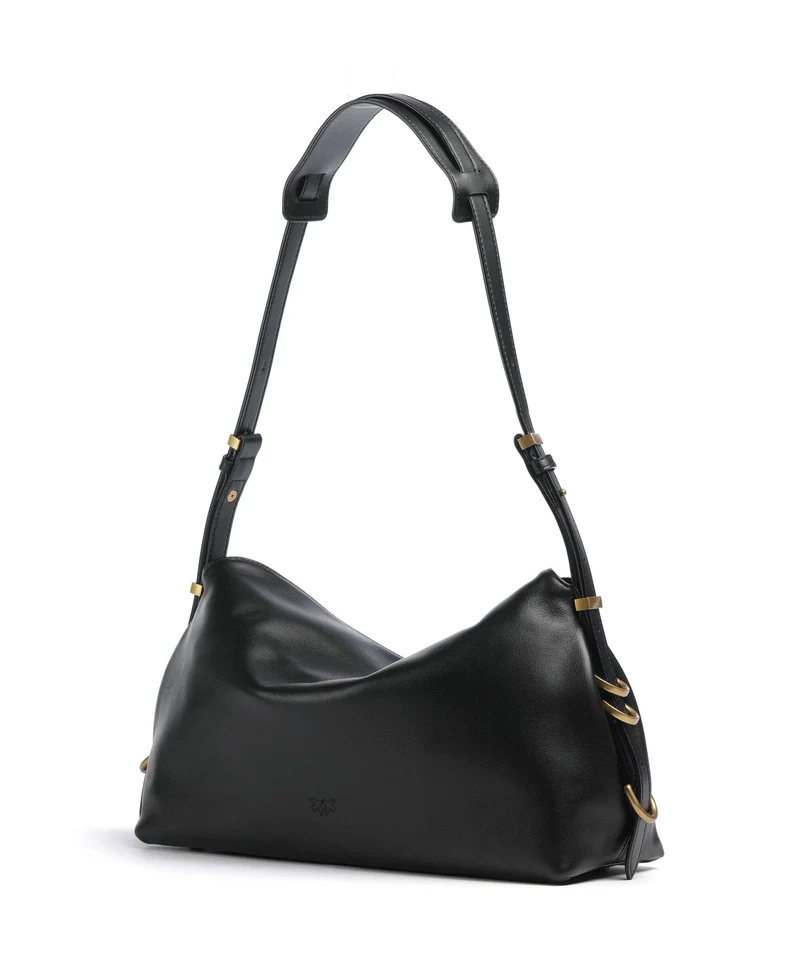 Pinko Saddle Schultertasche nero/antique gold