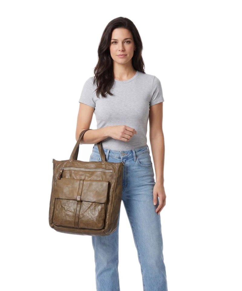 Campomaggi Shopper verde militare