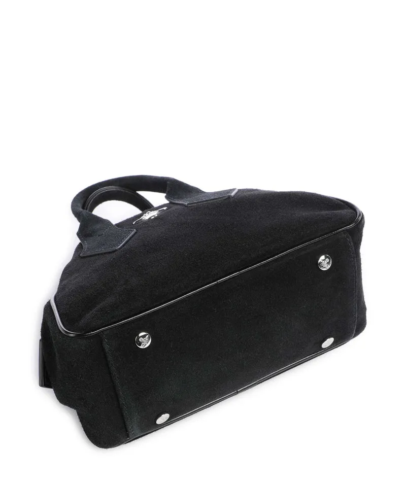 Vivienne Westwood Yasmine Suede Small Handtasche black