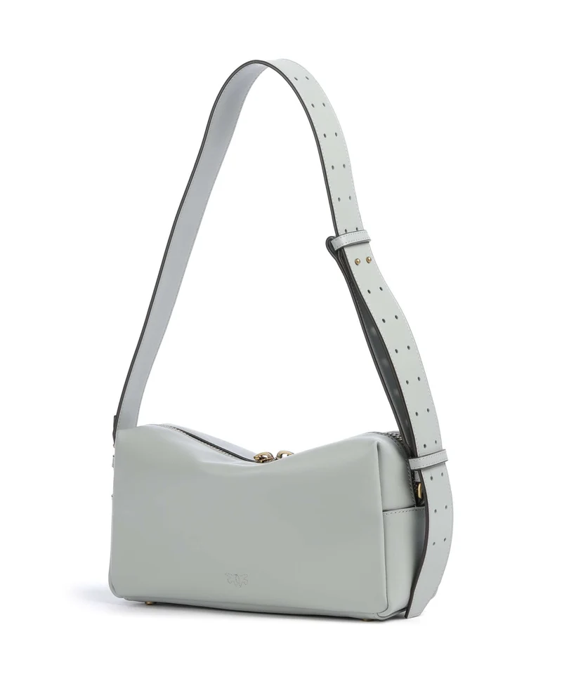 Pinko Schultertasche grigio perla/antique gold