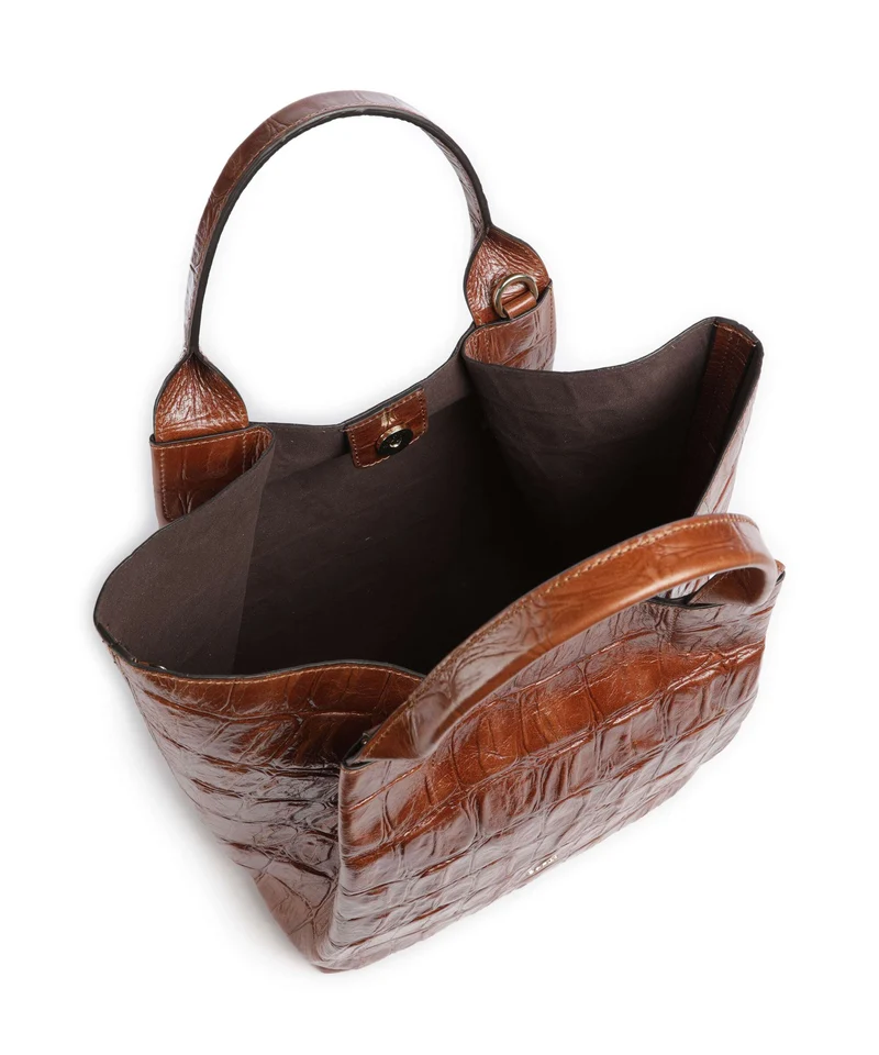 Abro Maxi Cocco Essential Medium Handtasche caramel/cognac
