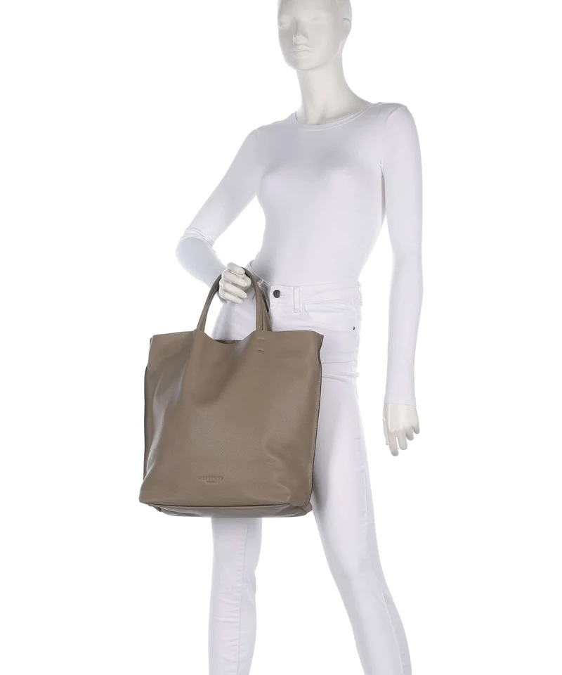 Liebeskind Hera Small Pebble L Handtasche neutral grey