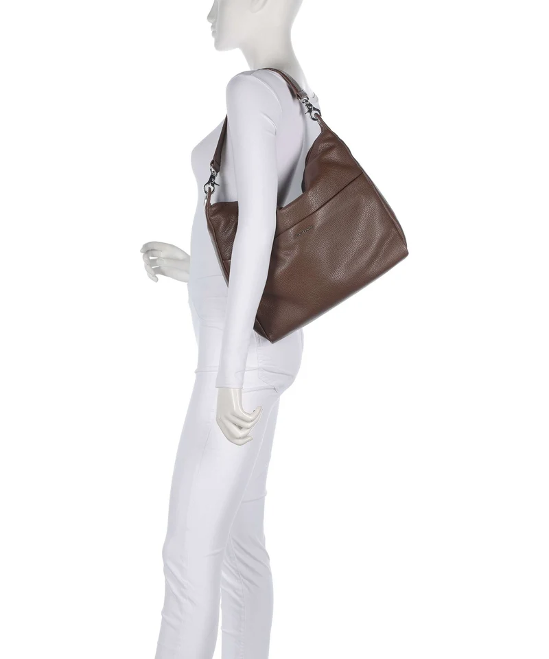 Mandarina Duck Mellow Leather Beuteltasche milk chocolate