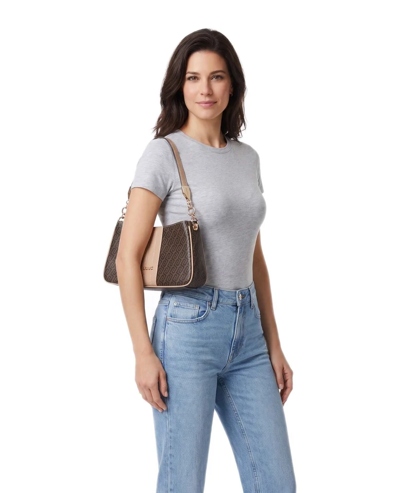 Liu Jo Ematite S Schultertasche testamoro/dark cipria