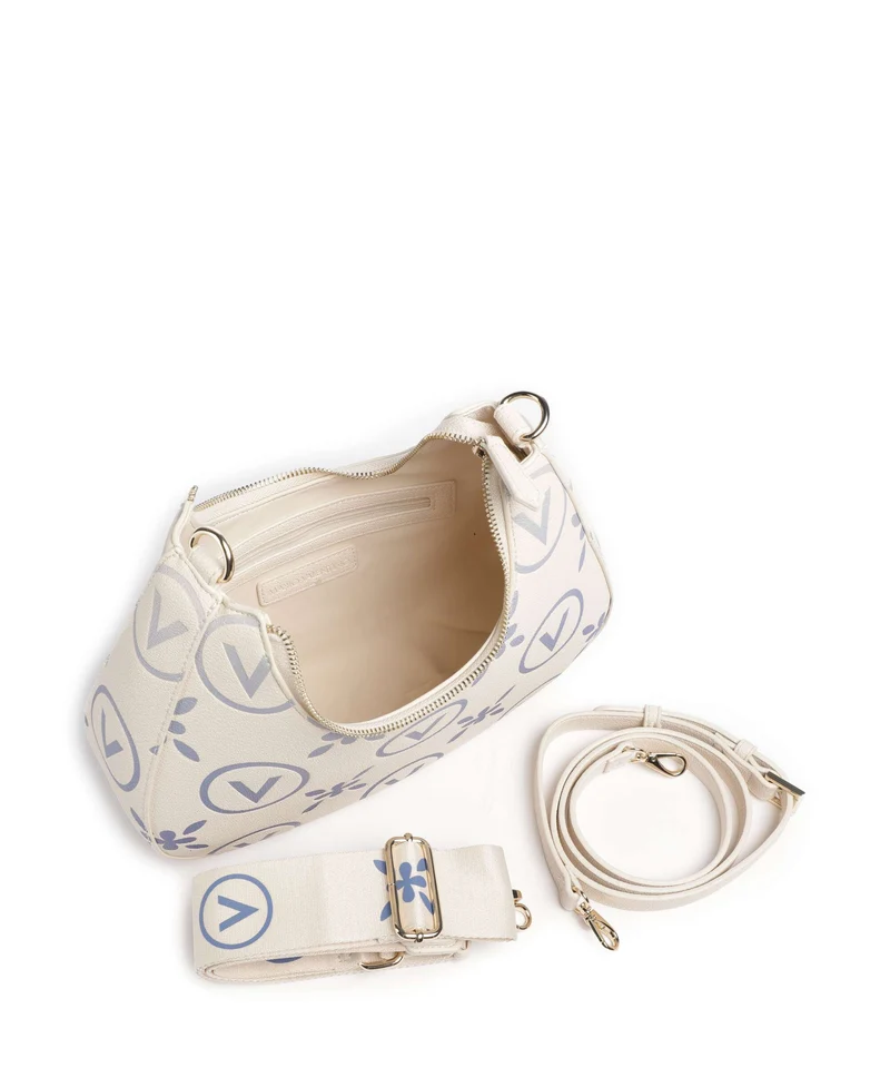 Valentino Bags Samba Re Print Schultertasche ecru/bluette