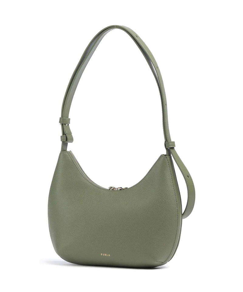 Furla Goccia S Schultertasche avocado