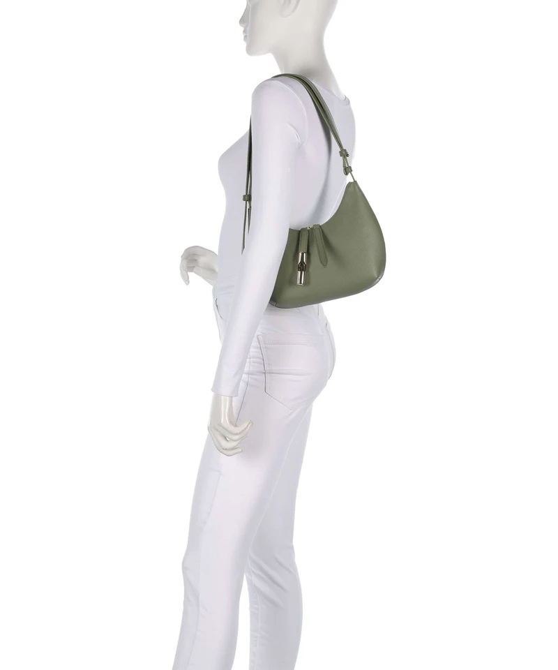 Furla Goccia S Schultertasche avocado