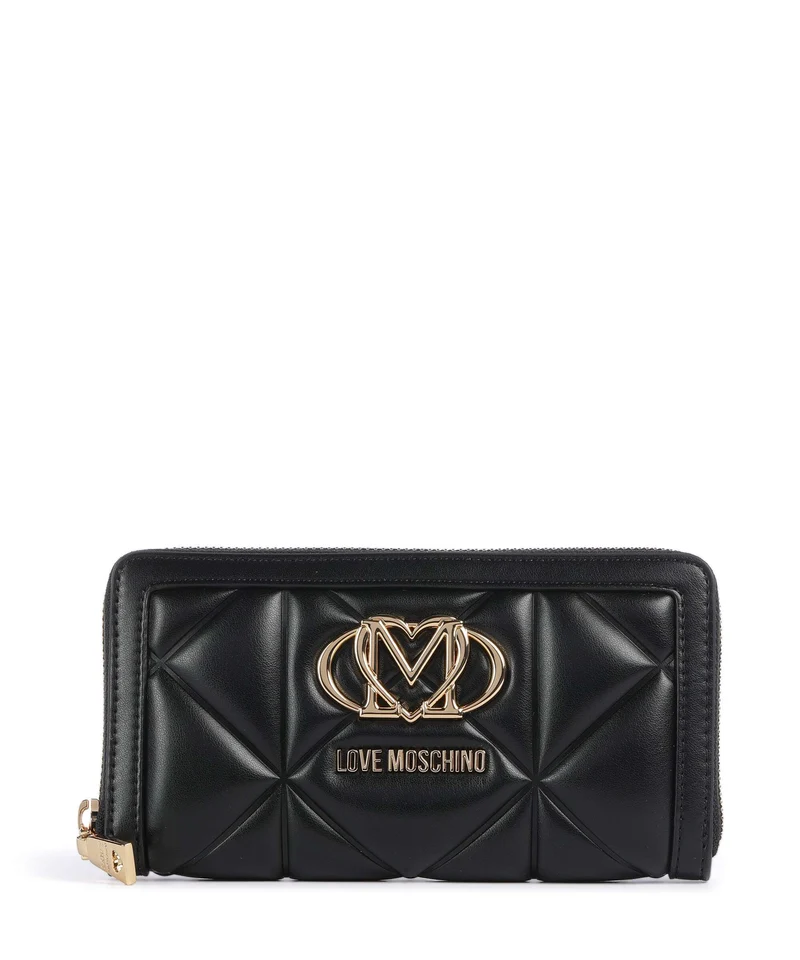 Love Moschino Embossed Q Geldbörse black