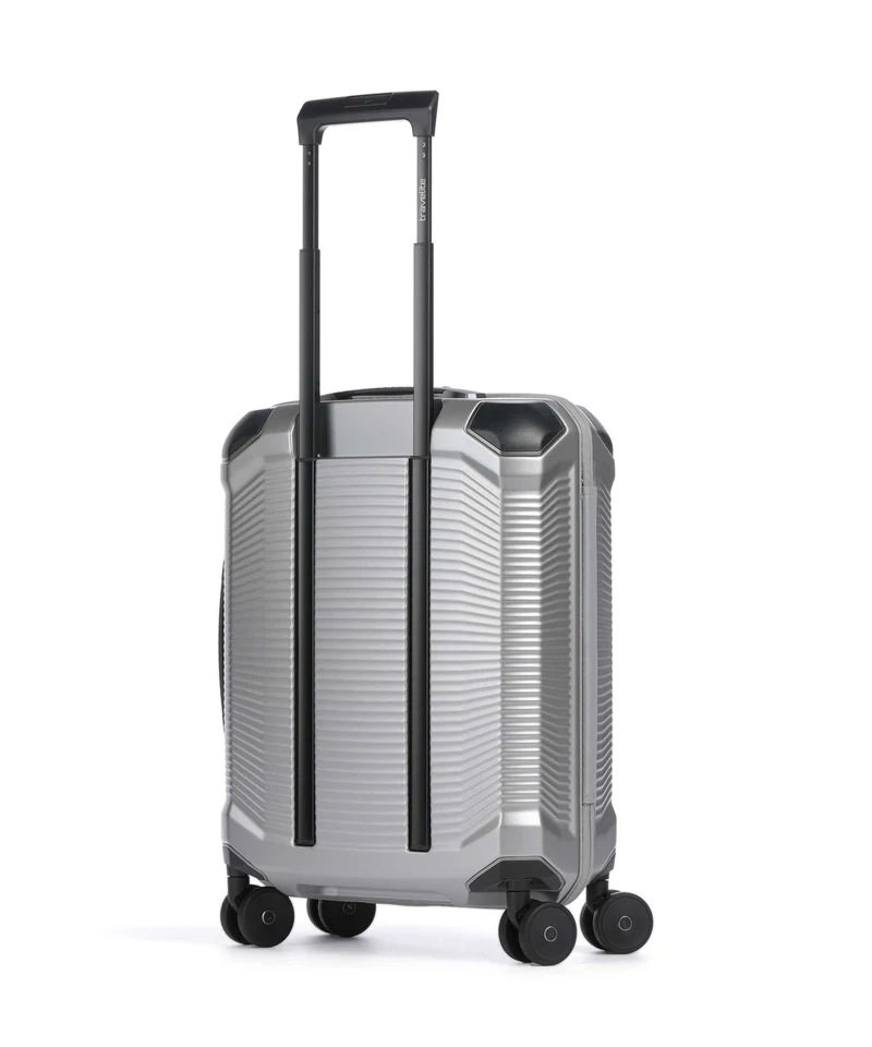Travelite Millenium 4-Rollen Trolley silver