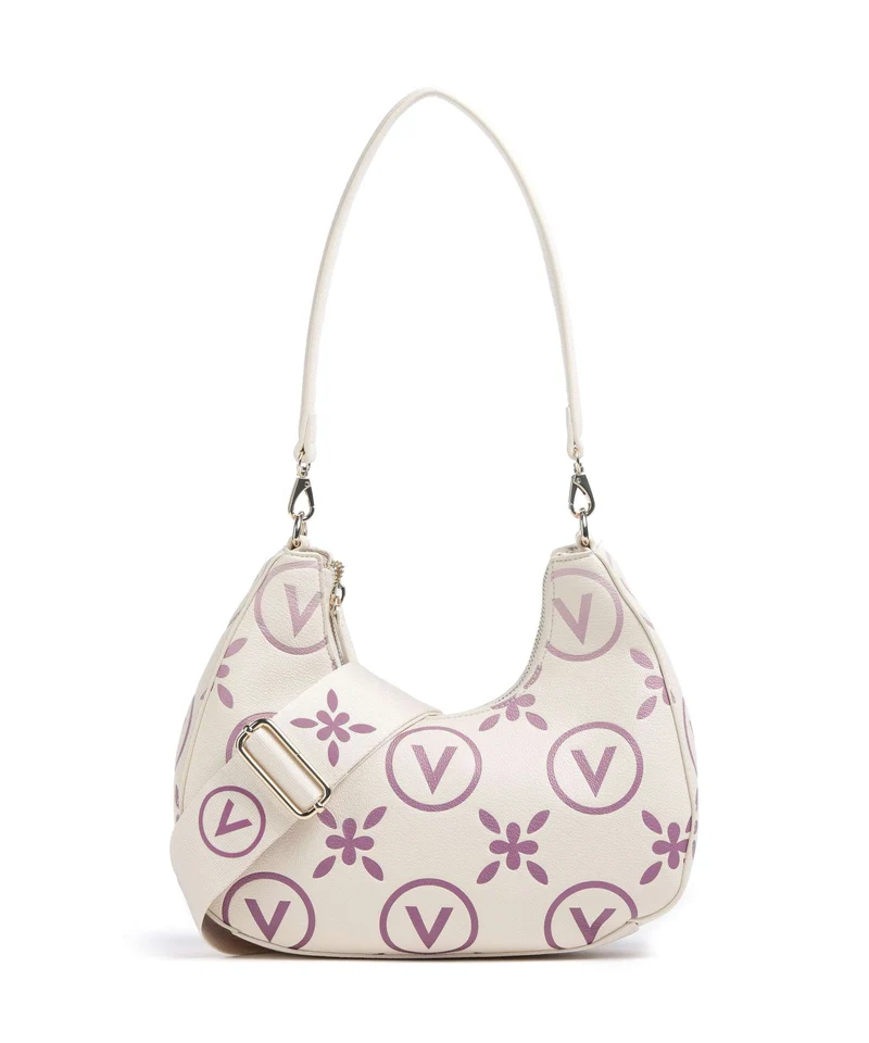 Valentino Bags Samba Re Print Schultertasche ecru/rosa