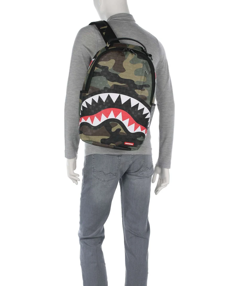 Sprayground Woodland Camo Check Rucksack multicolour