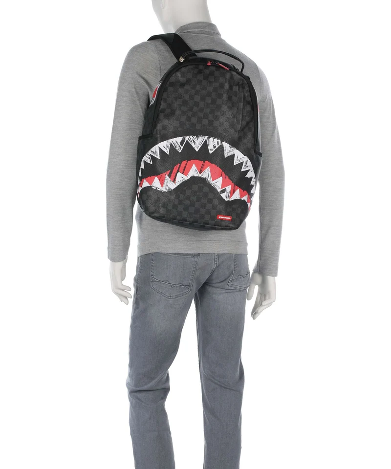 Sprayground Scribble Shark Rucksack multicolour
