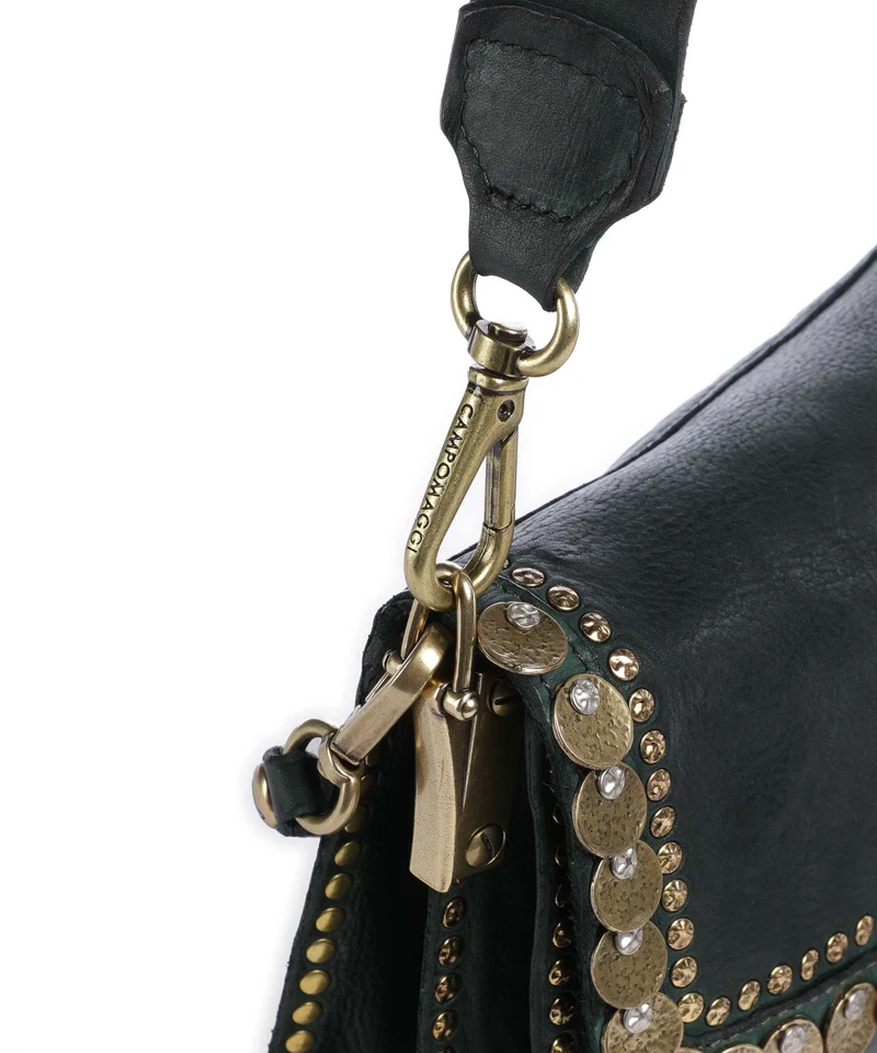 Campomaggi Schultertasche green bottle