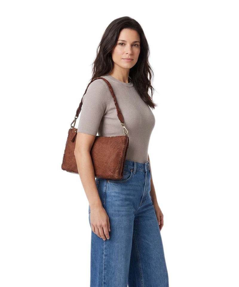 Campomaggi Schultertasche cognac