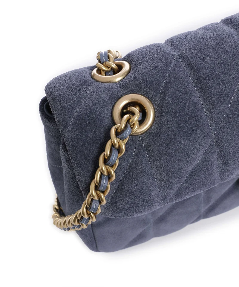 Coach Tabby Quilted 26 Schultertasche light denim