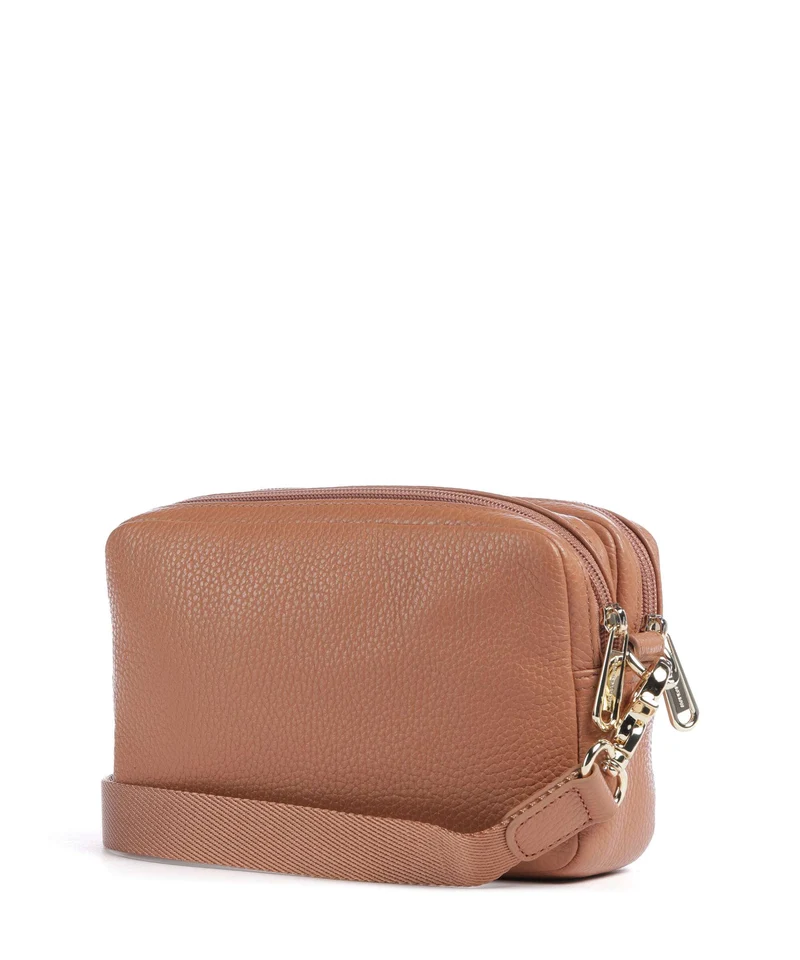 Mandarina Duck Mellow Leather Umhängetasche pecan nut