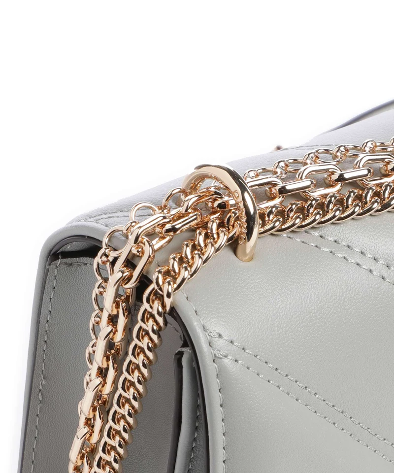 Pinko Love One Mini Schultertasche grigio perla/gold mordore