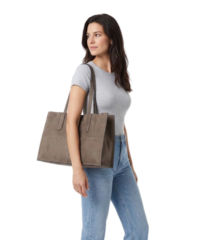 Liebeskind Amy Vegan Suede L Shopper neutral grey