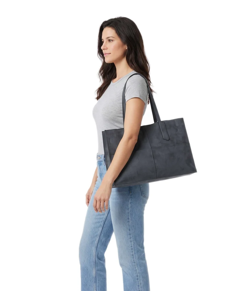 Liebeskind Amy Vegan Suede L Shopper peacoat