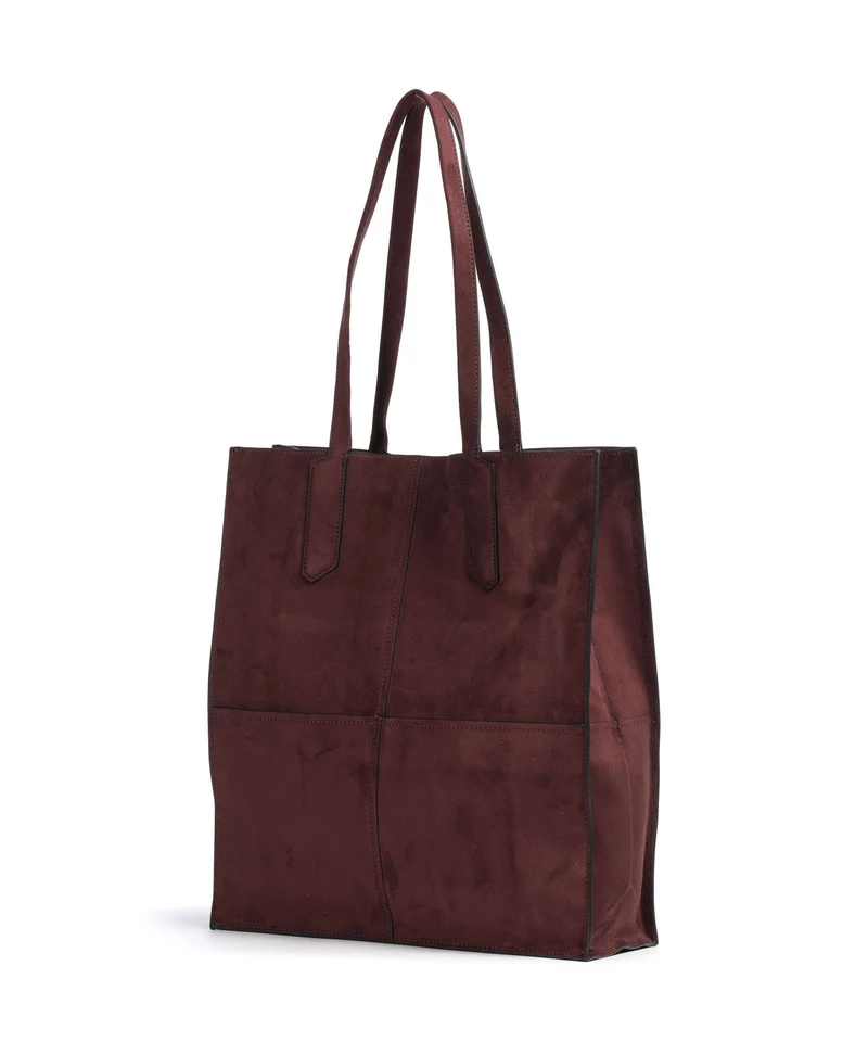 Liebeskind Amy Vegan Suede L Shopper pomegranate